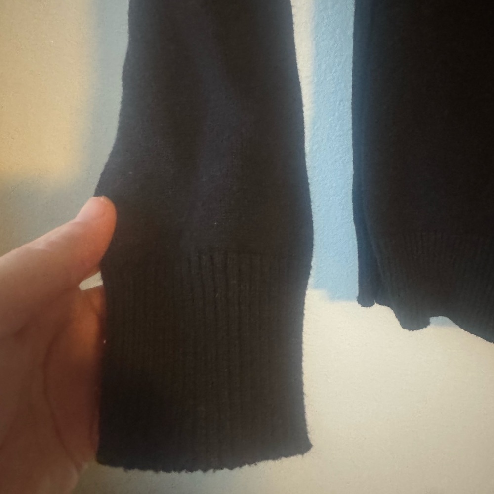 Black Women's Mockneck Sweater - Picture 3 of 6